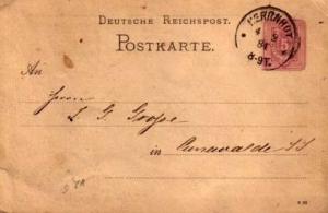 Germany, Government Postal Card