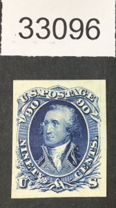 US STAMPS  #72p4 PROOF ON CARD LOT #33096