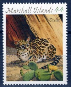ZAYIX Marshall Islands 955k MNH Ocelot Wild Cat Endangered Animals 101623S13M