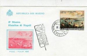 San Marino 1970 Stamp Exhibition FDC special cancel Unaddressed VGC