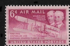 USA 1949 Airmail, Wright brothers, Scott # C45,VF MNH**OG