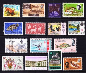 ZAYIX 15 Different MNH British Commonwealth Nice Mini Collection 111922-SM28M