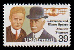 PCBstamps   US C114 39c Lawrence and Elmer Sperry,MNH, (13)