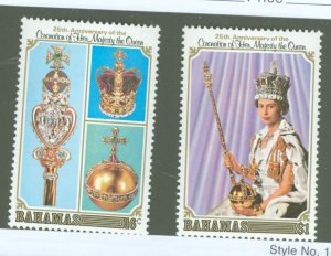 Bahamas #424-5  Single (Complete Set)