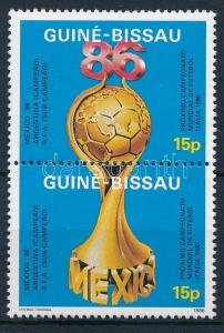 Guiné Bissau stamp Football, FIFA Cup pair MNH 1986 Mi 901-902 WS220876