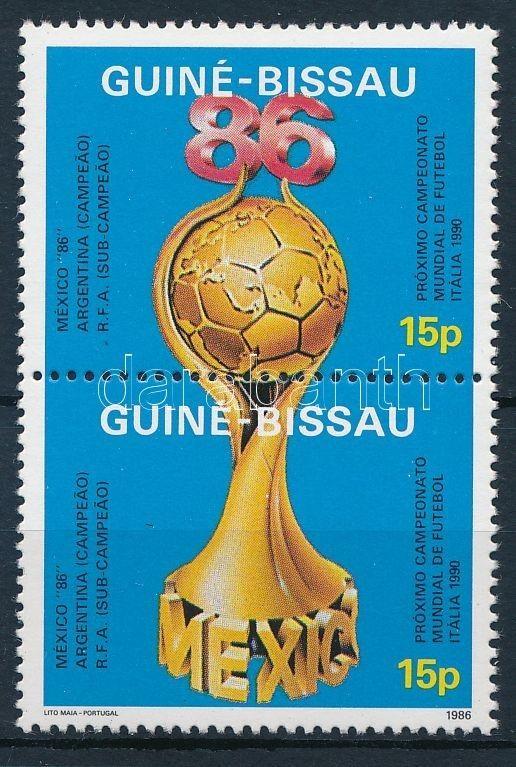 Guiné Bissau stamp Football, FIFA Cup pair MNH 1986 Mi 901-902 WS220876