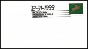 US New Year Eve 12/31/1999 Wisconsin Rapids,WI Cancel Cover
