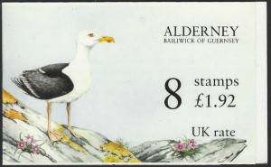 Alderney #82b MNH Complete Booklet of 8
