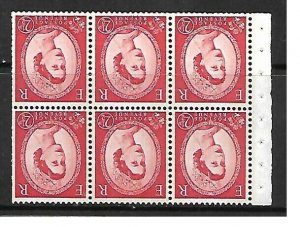 SB87a 2½d Wilding 2B blue phosphor UNMOUNTED MINT/MNH 