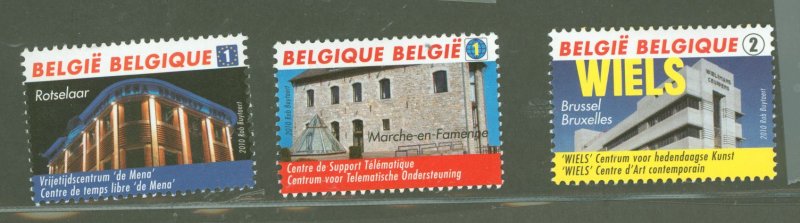 Belgium #2458-60  Single (Complete Set) (Buildings)