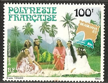 Fr. Polynesia C200 MNH 1983 Brasiliana Philatelic Exhibition