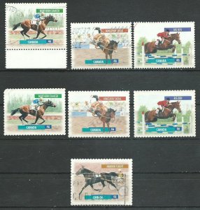 Canada #1791-1793,1795-1798    used VF 1999 PD