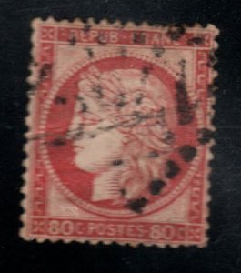 FRANCE Scott 63 Used Ceres Bordeaux issue 1871