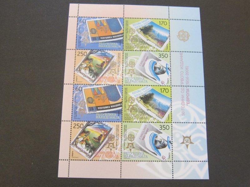 Macedonia 2005 Sc 352 sheet(2) set MNH