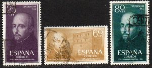 Spain Sc #836-838 Used