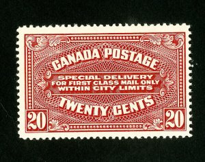 Canada Stamps # E2 XF OG NH Catalog Value $220.00