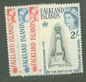 Falkland Islands #150-153 Mint (NH) Single (Complete Set)