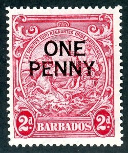 Barbados, Scott #209, Unused, Hinged