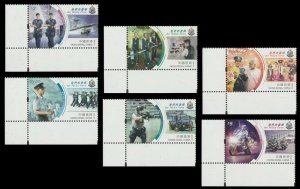 Hong Kong 2019 Our Police Force 我們的警隊 set selvage LL MNH