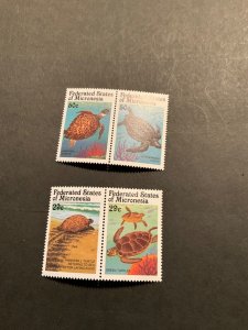 Stamps Micronesia Scott #135a, 137a never hinged