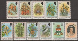 EDSROOM-22140 Cayman Islands 452a-462a MNH 1982 Complete CV$38.50