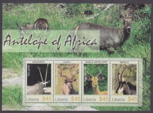 2006 Liberia 5119-5122KL Fauna - Antilope 10,00 €