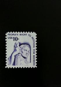 1977 10c People's Right to Petition For Redress Scott 1592 Mint F/VF NH