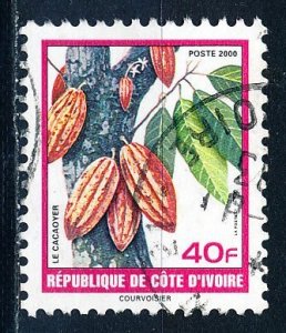 Ivory Coast #1071 Single Used