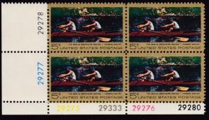 U.S. 1968 6cent Thomas Eakins ART Plate Number Block  VF/NH