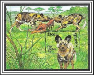 Uganda #1135 Cape Hunting Dogs S/S MNH