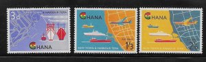 Ghana 1962 Tema Harbour Volta River Project Sc 110,C3-C4 MNH A2496