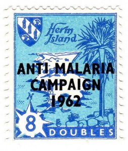 (I.B) Cinderella Collection : Herm Island 8d (Anti-Malaria)