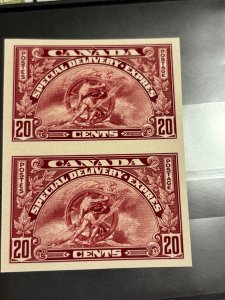 Canada Special Delivery Proofs on Card Unitrade  #E6, E8