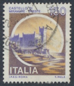 Italy SC# 1501  Used  Castello di Miramare  see details & scans