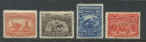 Newfoundland 1897 8 cents to 15 cents mint o.g. hinged