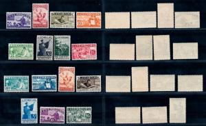 [55951] Luxembourg 1935 Intelectualls COMPLETE PERFECT SET  MNH original gum!