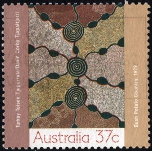 Australia SC#1087 37¢ Art of the Desert: Bush Potato (1988) Used