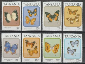 TANZANIA 1991 SG 956/63 + MS 964 MNH Cat £27