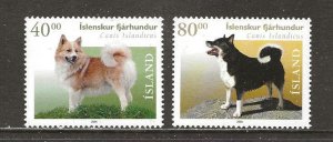 Iceland Scott catalog # 933-934 Mint NH