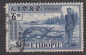 Ethiopia # C30, Sacala River, Source of the Nile, Used.