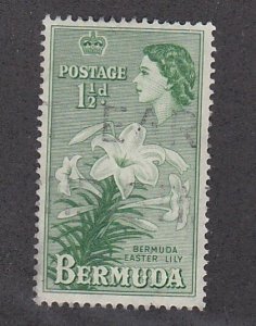 Bermuda # 145, Easter Lilies, Used,