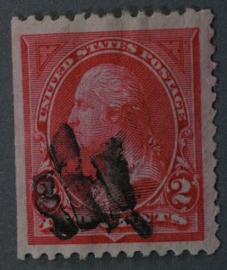 United States #250 2 Cent Washington Type I Used Hand Cancel