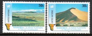 588-89 United Nations 1991 Namibia MNH