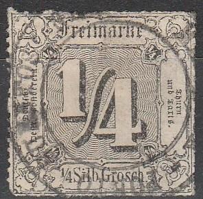 Thurn & Taxis #21 Used CV $400.00 (A16121)