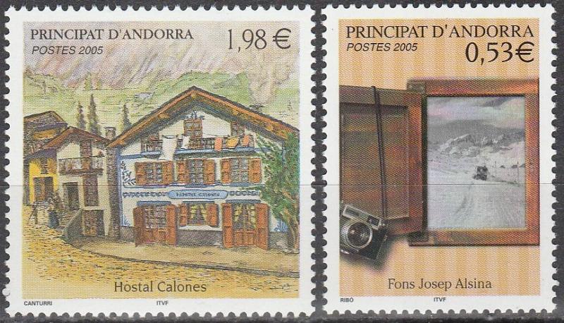 Andorra (Fr) #602-3  MNH  CV $9.25  (A9316)