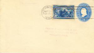 United States Virginia Lynchburg, Va. 1895 American Machine Type D6(1)  1c Co...