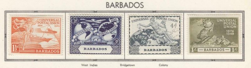 BASUTOLAND  VF-MH UNIVERSAL POSTAL UNION/ 75th ANNIVERSARY SET