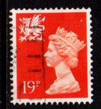 Wales - #WMMH36 Machin Queen Elizabeth II - Used