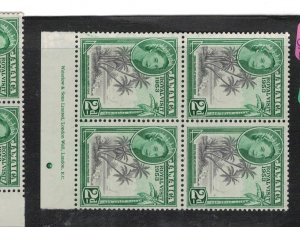 Jamaica SG 154 Imprint Block of 4 MNH (1erv)