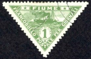 Fiume Sc# P4 Used 1920 1c Newspaper Stamp